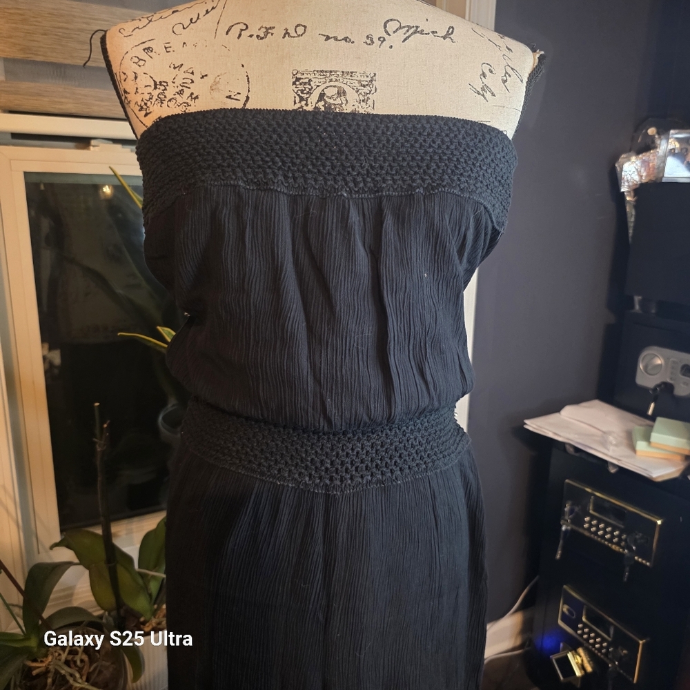 Elegant Black Strapless Jumpsuit - Picture 7 of 7